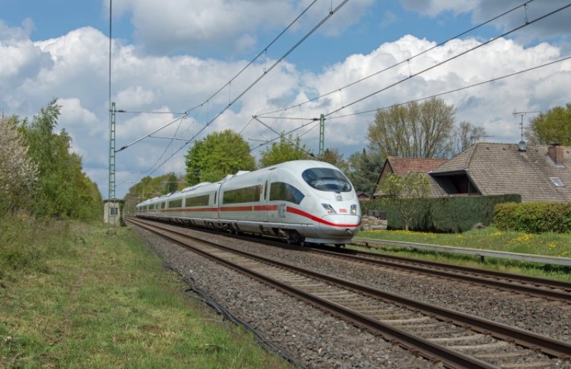 Een ICE-trein van de Deutsche Bahn. (Foto: Rob Dammers)