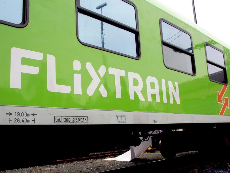 FlixTrain heeft een aanvraag gedaan voor een internationale spoorverbinding naar Nederland. (Foto: FlixTrain)