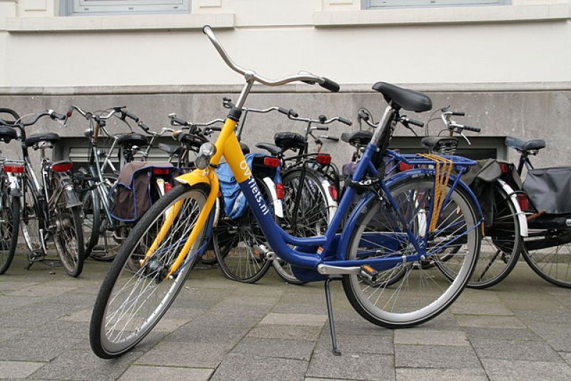 De OV-fiets van de NS (Foto: Maurits Vink)