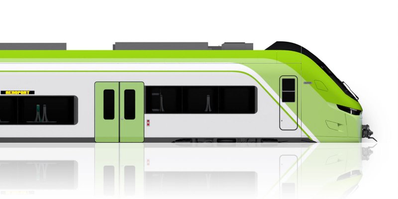 Het front van de trein lijkt veel op die van de XTrapolis voor het Spaanse Renfe. (Foto: Alstom)