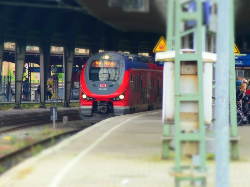 Een staking bij de Duitse spoorwegen zorgt voor uitval van treinen. (Foto: Thijs Nuis)