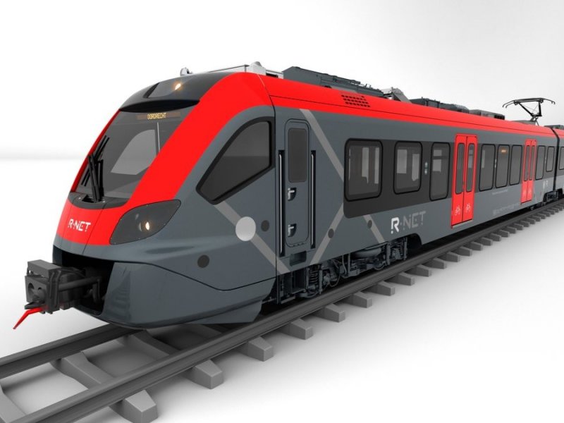 De nieuwe CAF-treinen voor Qbuzz zullen geen aparte namen rijden. (Foto: Qbuzz / CAF)