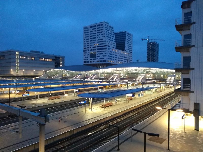 Het centraal station van Utrecht staat op de derde plaats van de European Railway Station Index. (Foto: HarryNL)