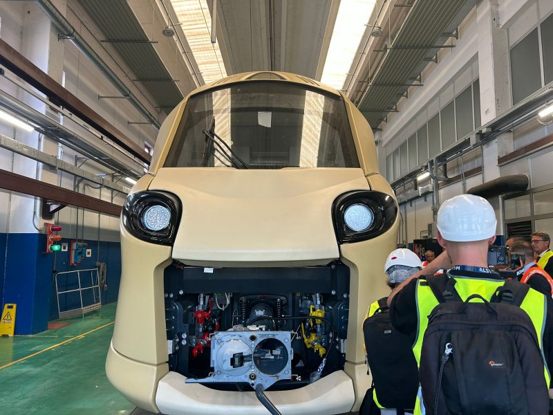 De Pop 2.0 verlaat binnenkort de fabriek van Alstom in Itali. (Foto: Regione Umbria)