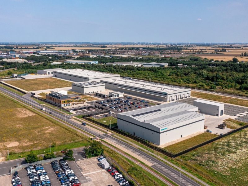 Het nieuwe complex is gelegen in Goole. (Foto: Siemens Mobility)