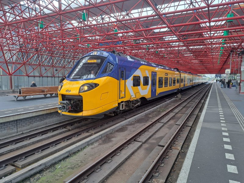 De nieuwe ICNG trein die van Lelystad naar Brussel-Zuid zal rijden. (Foto: Joppe Kaufmann)