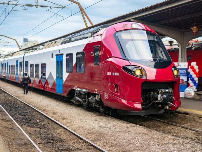 De eerste Coradia Stream bij ARF in Roemeni. (Foto: Alstom)