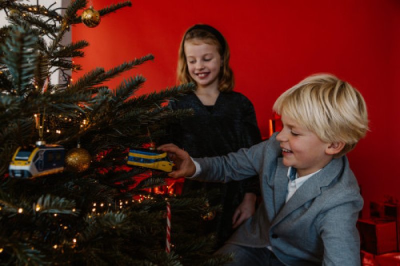 Ook de kerstballen met de SNG en ICNG worden massaal besteld om de kerstboom te versieren. (Foto: NS)