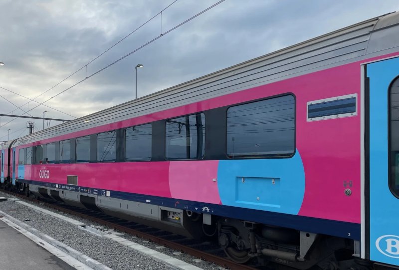 OuiGo brengt reizigers voordelig van Brussel naar Parijs. (Foto: NMBS)