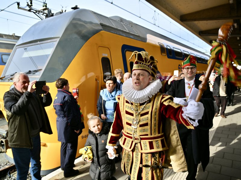 NS neemt maatregelen tegen carnavalsdrukte. (Foto: NS / Annemieke van Put)